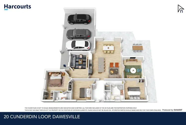 Floorplan of Homely house listing, 20 Cunderdin Loop, Dawesville WA 6211