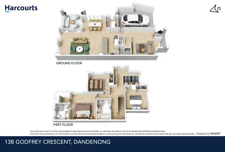 Floorplan of Homely house listing, 13B Godfrey Crescent, Dandenong VIC 3175