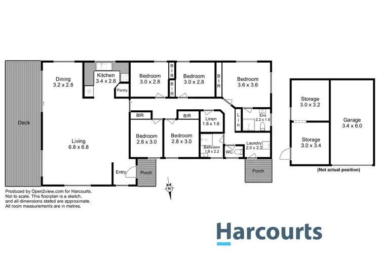 Floorplan of Homely house listing, 28 Harris Road, Stony Rise TAS 7310