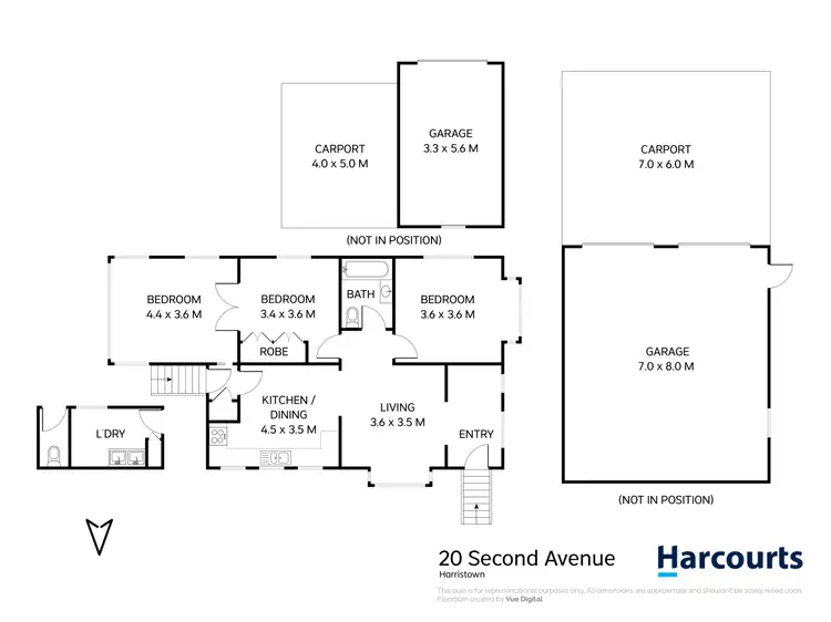 Floorplan of Homely house listing, 20 Second Avenue, Harristown QLD 4350