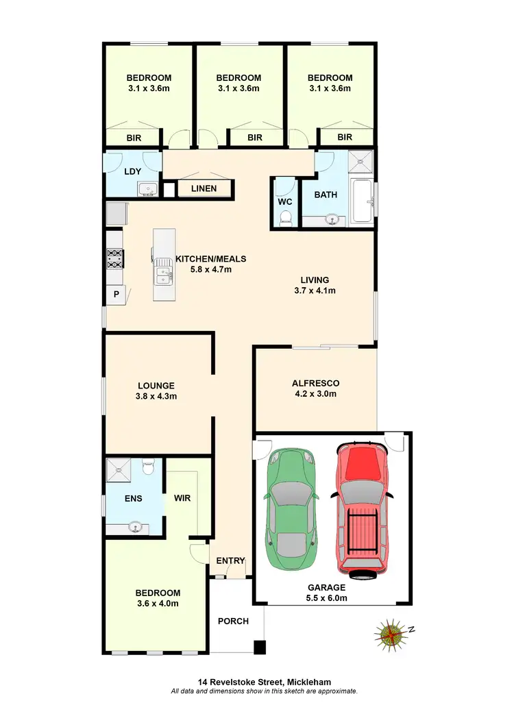 Floorplan of Homely house listing, 14 Revelstoke Street, Mickleham VIC 3064
