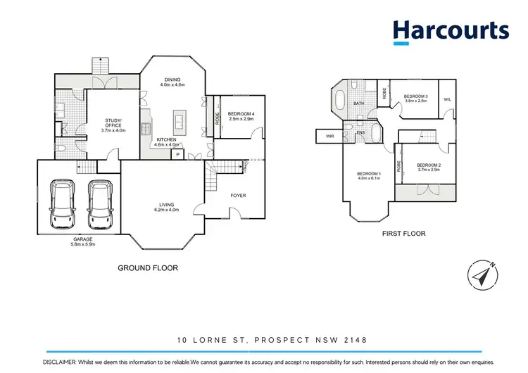 Floorplan of Homely house listing, 10 Lorne Street, Prospect NSW 2148