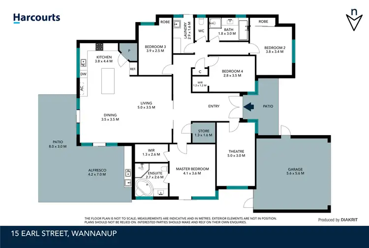 Floorplan of Homely house listing, 15 Earl Street, Wannanup WA 6210