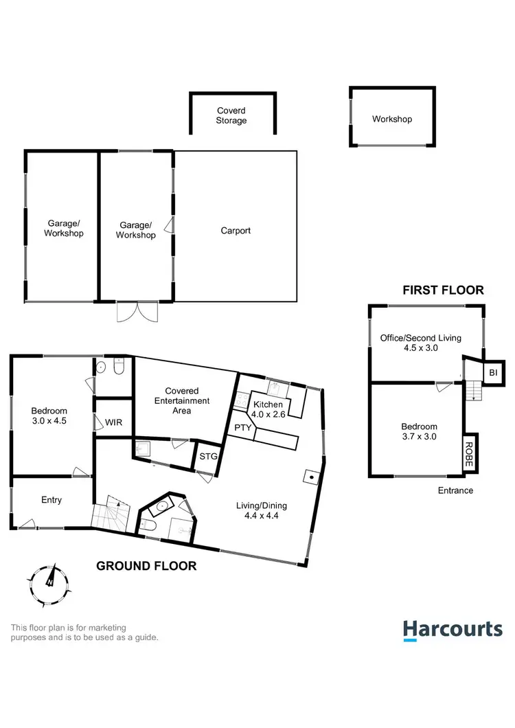 Floorplan of Homely house listing, 8 Second Avenue, Dodges Ferry TAS 7173