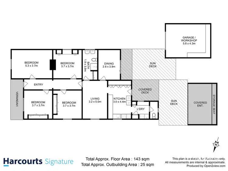 Floorplan of Homely house listing, 38 Station Street, Moonah TAS 7009