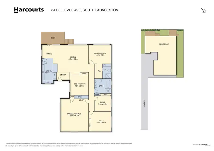 Floorplan of Homely house listing, 8A Bellevue Avenue, South Launceston TAS 7249