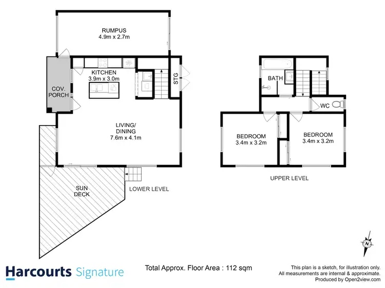 Floorplan of Homely house listing, 2/6 Dampier Street, Warrane TAS 7018