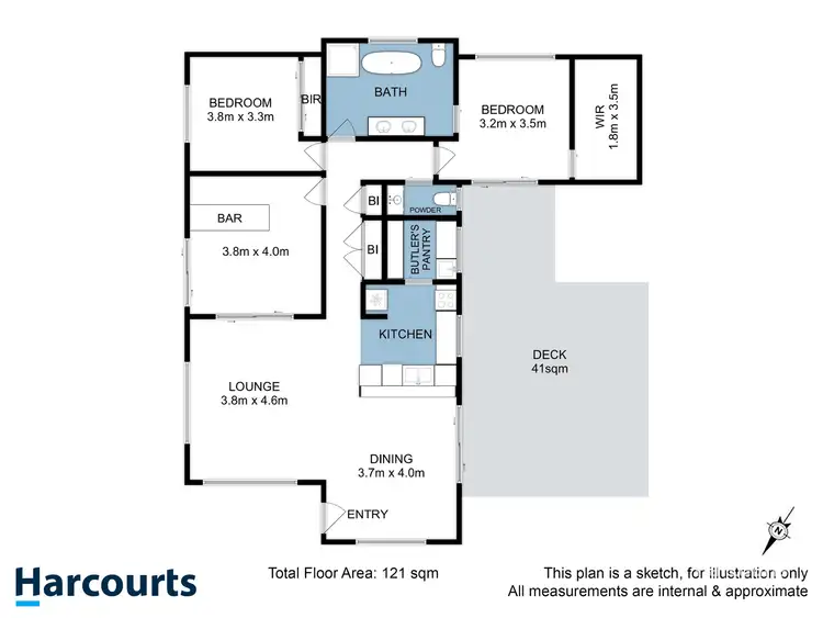Floorplan of Homely house listing, 13 Sweetwater Road, Midway Point TAS 7171