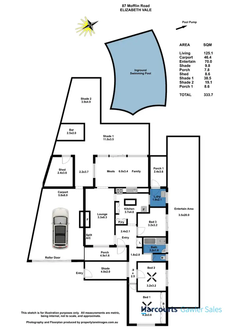 Floorplan of Homely house listing, 87 Mofflin Road, Elizabeth Vale SA 5112