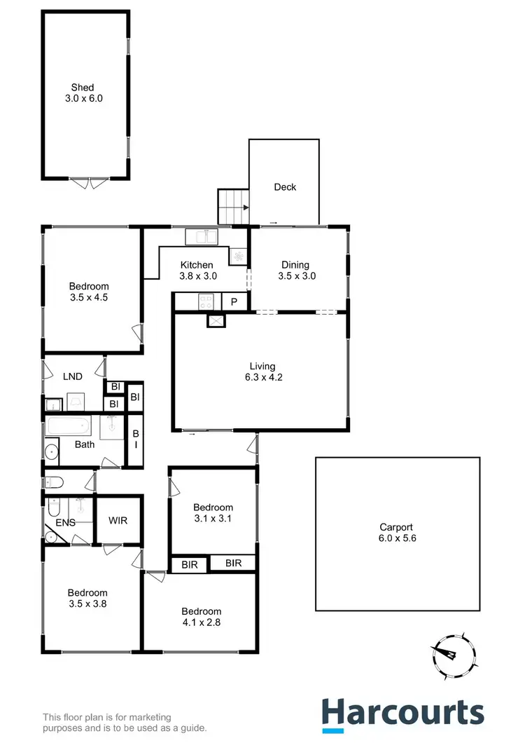 Floorplan of Homely house listing, 37 Raynors Road, Midway Point TAS 7171