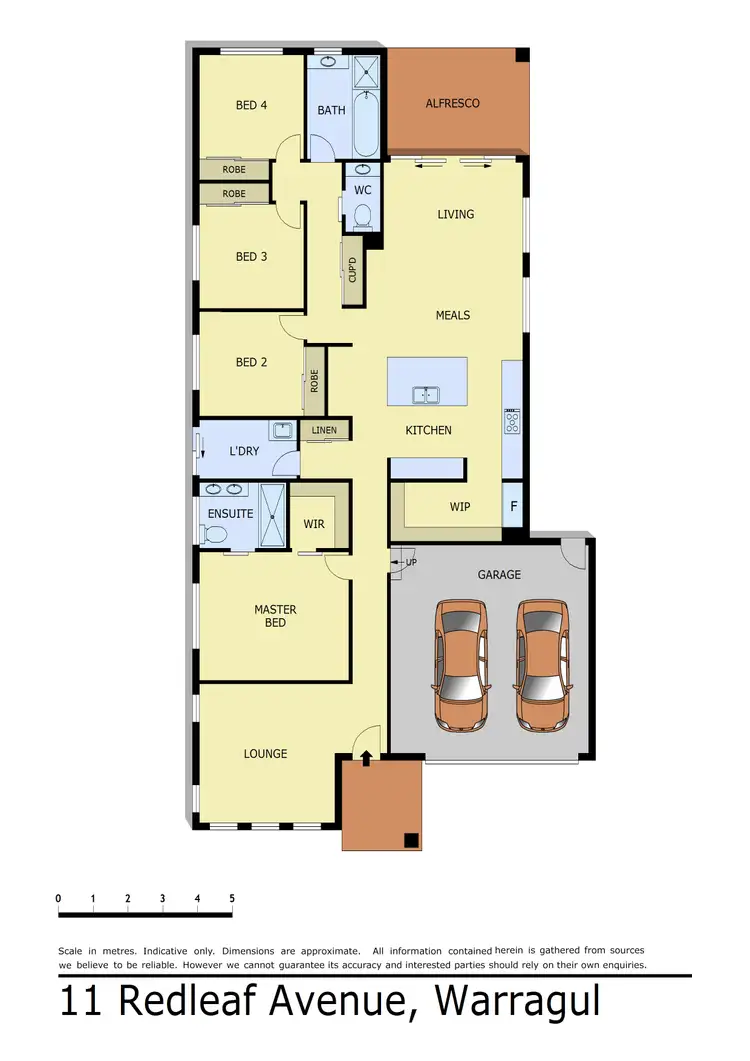 Floorplan of Homely house listing, 11 Redleaf Avenue, Warragul VIC 3820