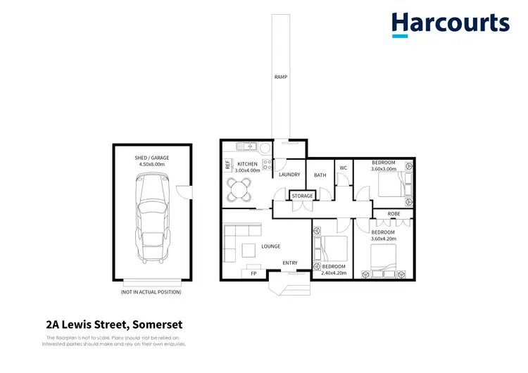 Floorplan of Homely house listing, 2a Lewis Street, Somerset TAS 7322