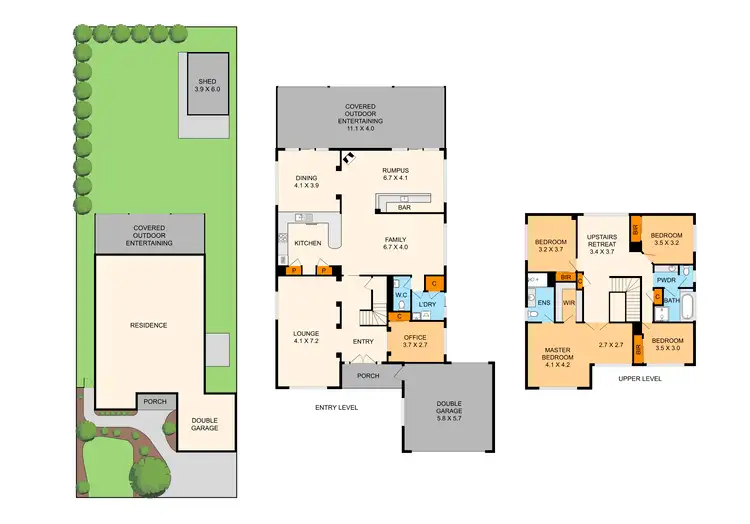 Floorplan of Homely house listing, 5 Castricum Place, Ferntree Gully VIC 3156