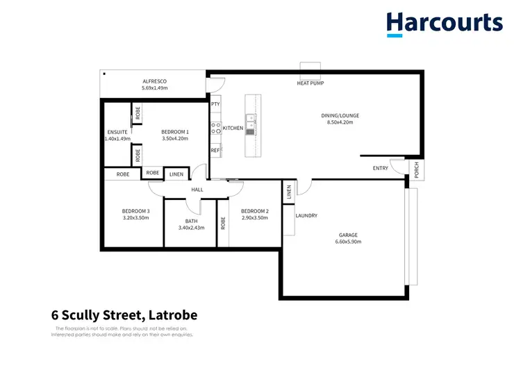 Floorplan of Homely house listing, 6 Scully Street, Latrobe TAS 7307
