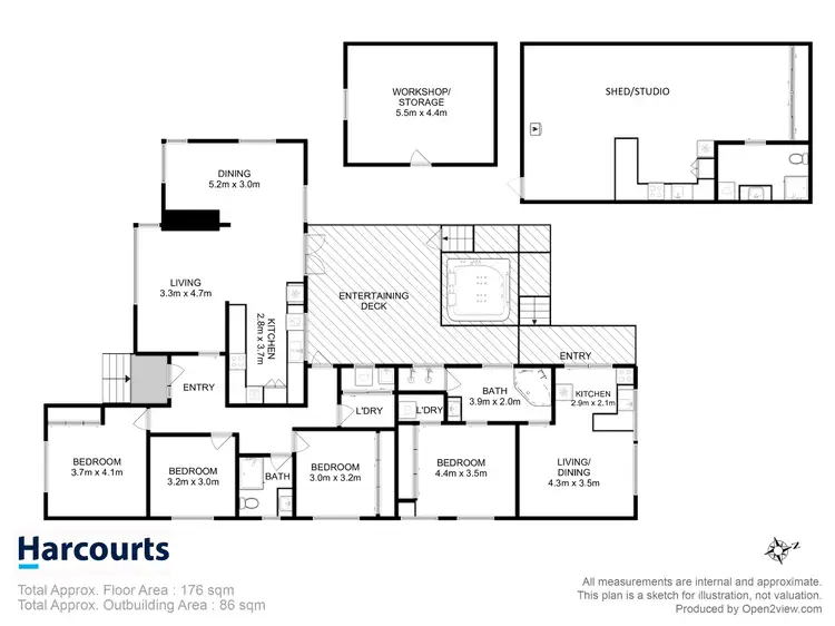 Floorplan of Homely house listing, 244 Clarence Street, Howrah TAS 7018