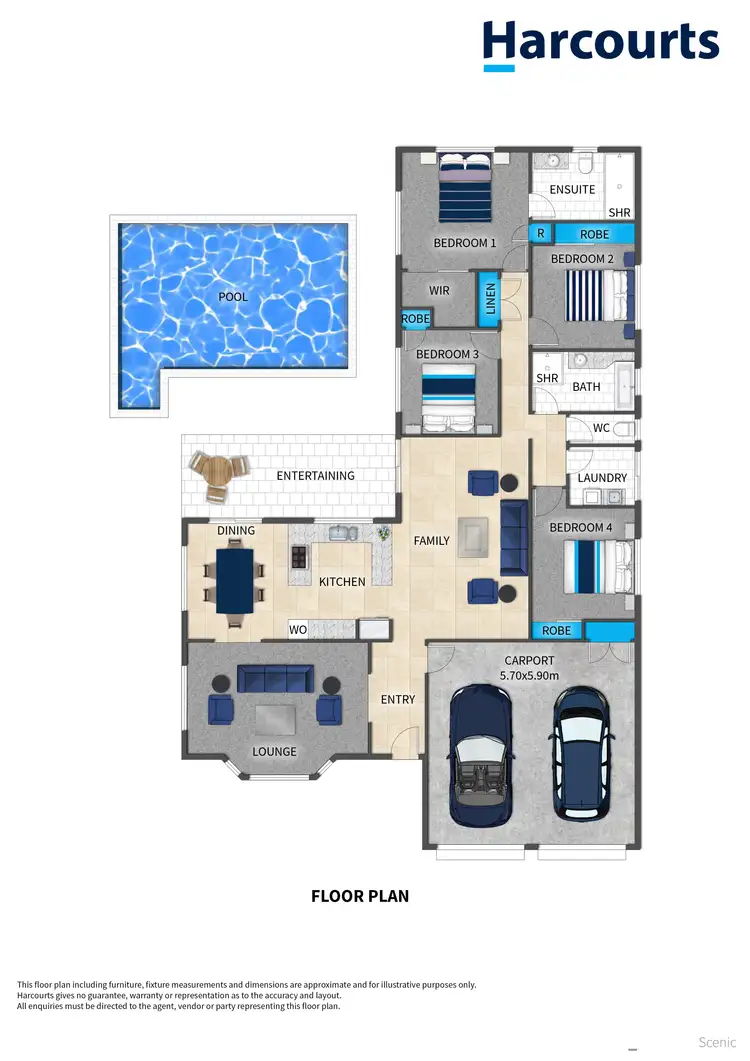 Floorplan of Homely house listing, 21 Endeavour Dr., Banksia Beach QLD 4507