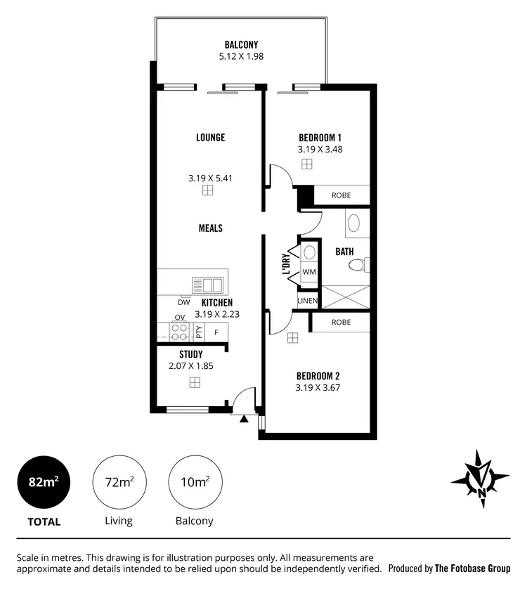 Floorplan of Homely apartment listing, 5/103 Elder Drive, Mawson Lakes SA 5095