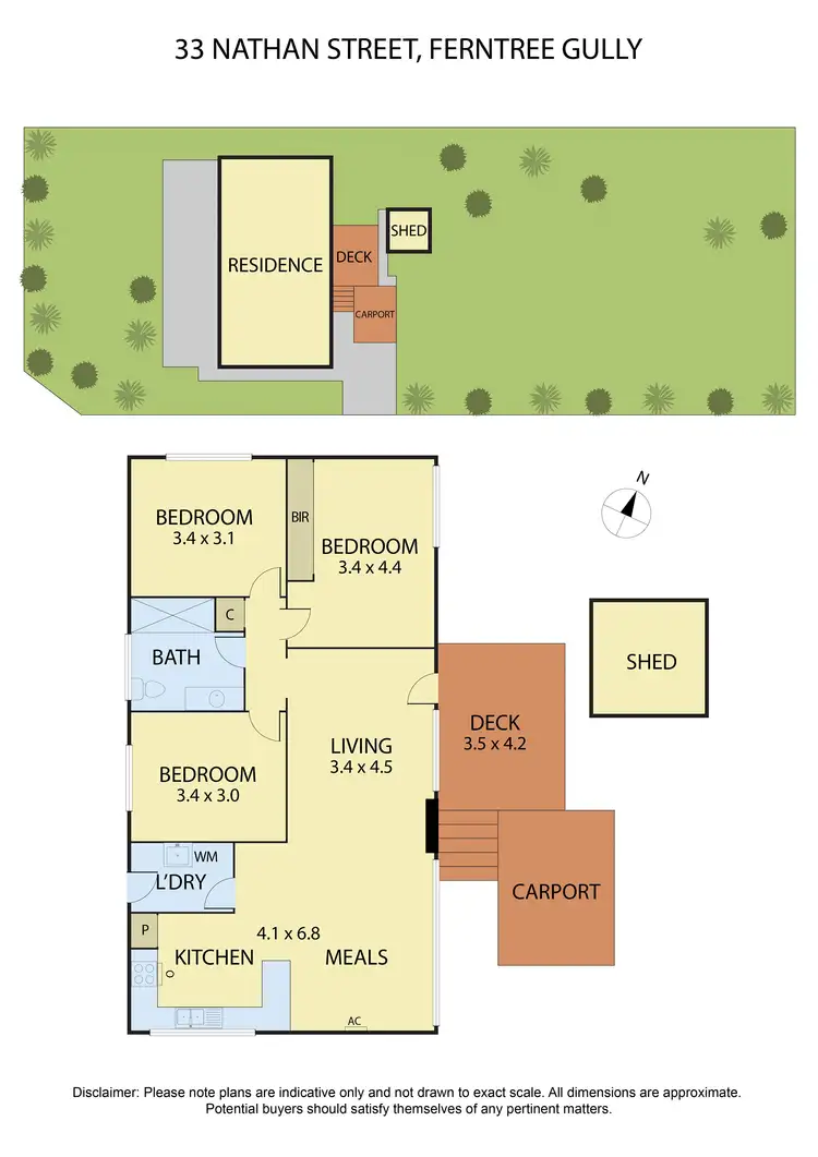 Floorplan of Homely house listing, 33 Nathan Street, Ferntree Gully VIC 3156