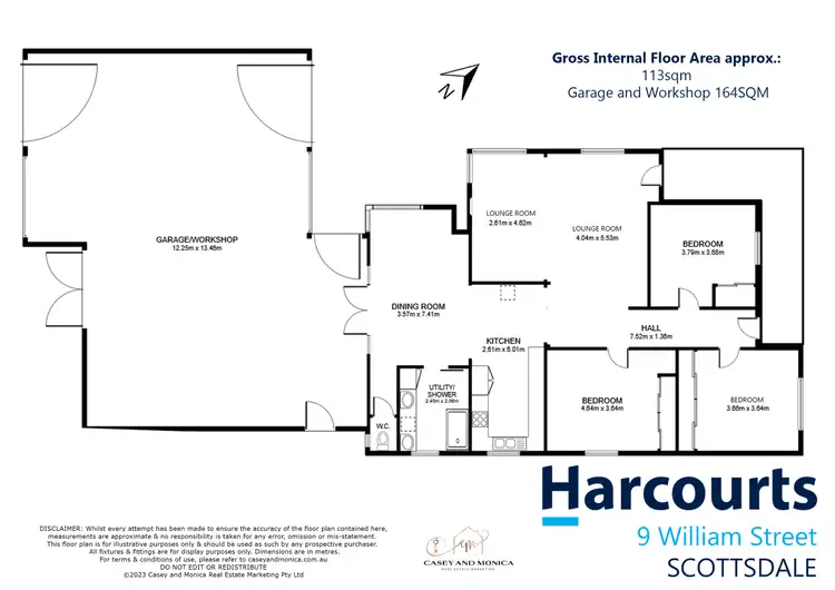 Floorplan of Homely house listing, 9 William Street, Scottsdale TAS 7260