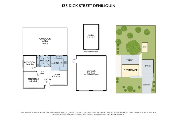 Floorplan of Homely house listing, 133 Dick Street, Deniliquin NSW 2710