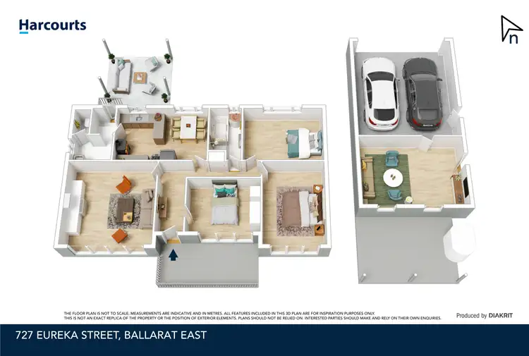 Floorplan of Homely house listing, 727 Eureka Street, Ballarat East VIC 3350