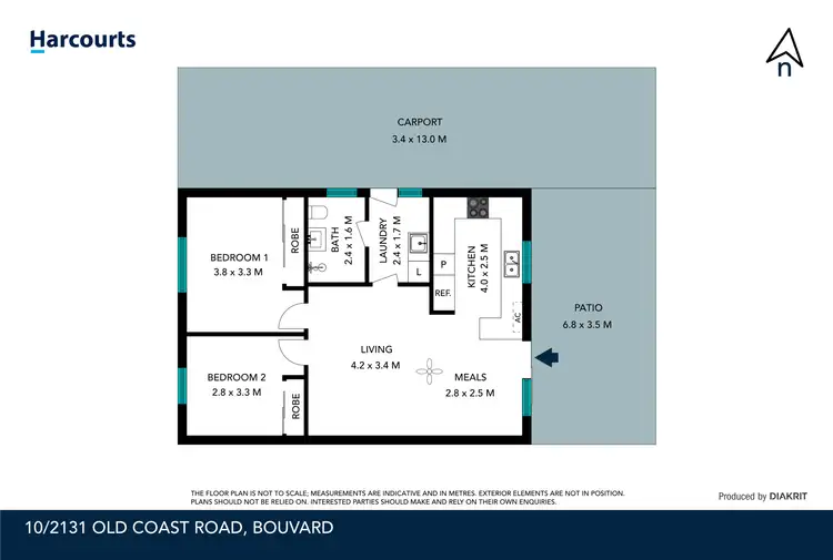 Floorplan of Homely house listing, 10/2131 Old Coast Road, Bouvard WA 6211