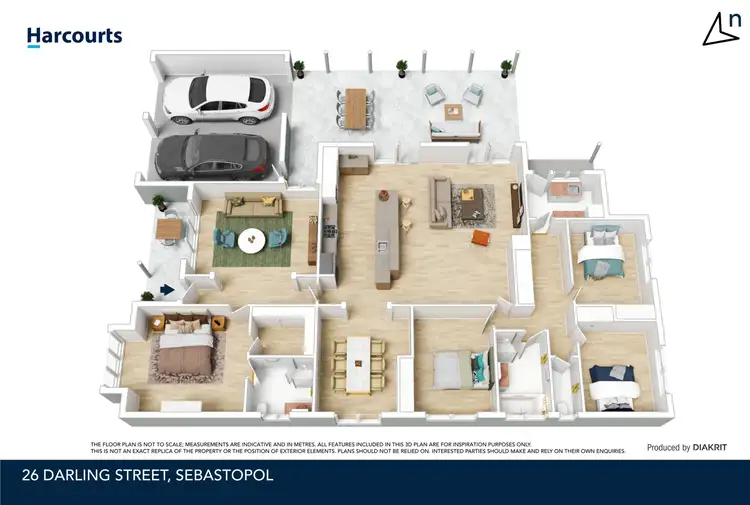 Floorplan of Homely house listing, 26 Darling Street, Sebastopol VIC 3356