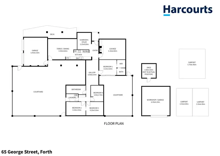 Floorplan of Homely house listing, 65 George Street, Forth TAS 7310
