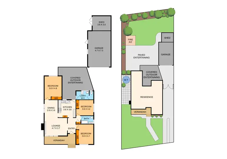 Floorplan of Homely house listing, 33 Loretto Avenue, Ferntree Gully VIC 3156
