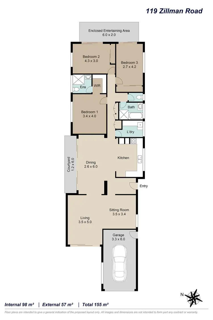 Floorplan of Homely house listing, 119 Zillman Road, Hendra QLD 4011