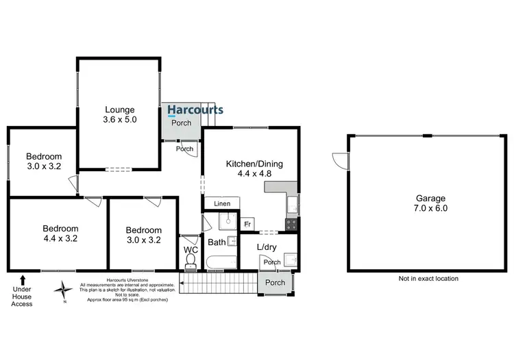 Floorplan of Homely house listing, 19 Barker Street, Ulverstone TAS 7315