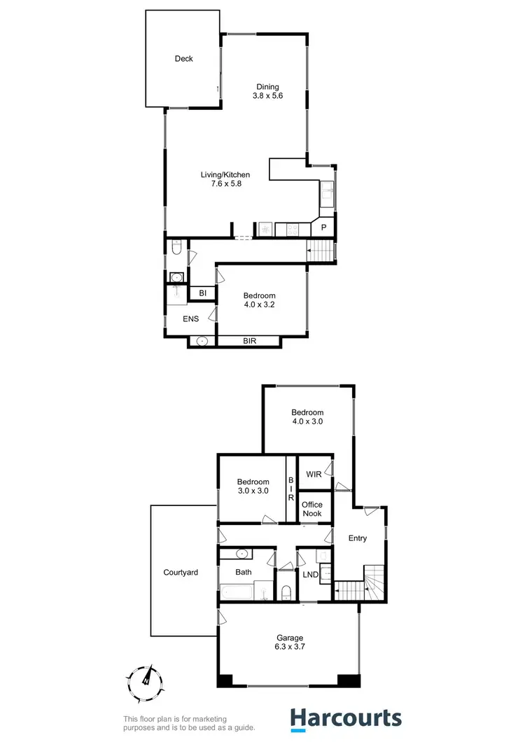 Floorplan of Homely house listing, 2/20 Derwent Avenue, Geilston Bay TAS 7015