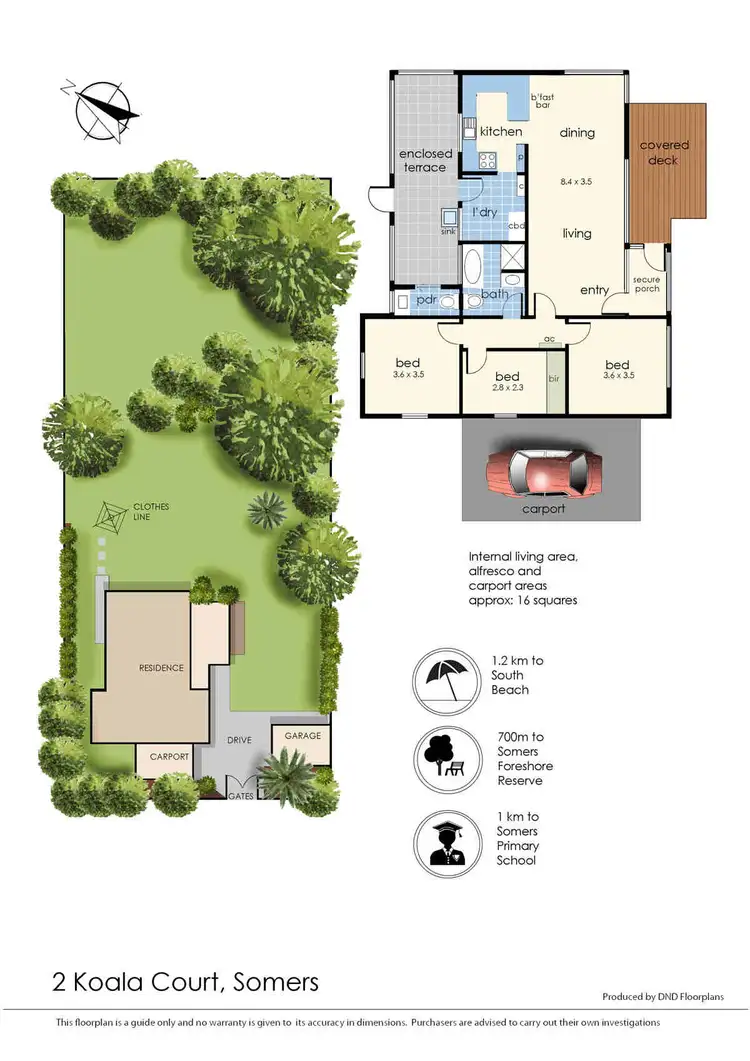 Floorplan of Homely house listing, 2 Koala Court, Somers VIC 3927