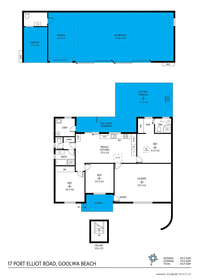 Floorplan of Homely house listing, 17 Port Elliot Road, Goolwa Beach SA 5214