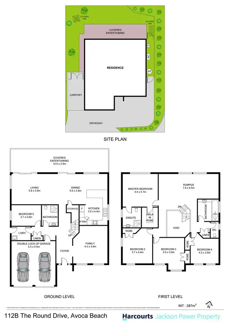 Floorplan of Homely house listing, 112B The Round Drive, Avoca Beach NSW 2251