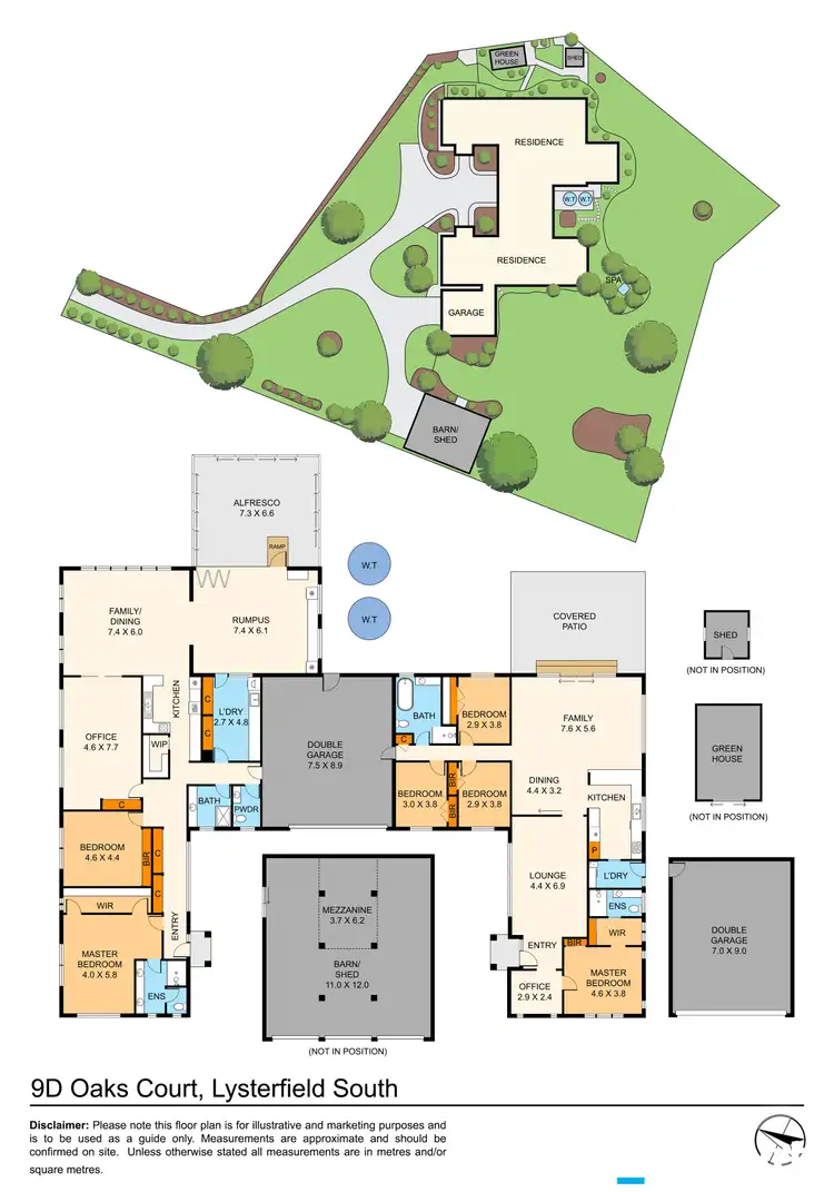 Floorplan of Homely house listing, 9D Oaks Court, Lysterfield South VIC 3156
