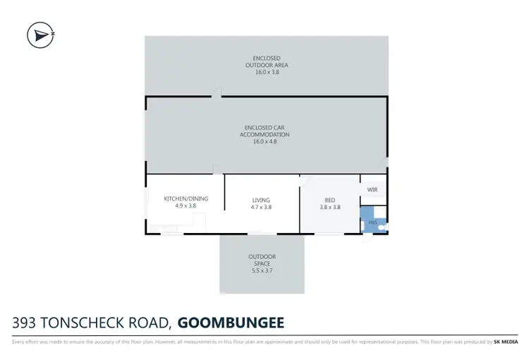 Floorplan of Homely house listing, 393 Tonschecks Road, Goombungee QLD 4354