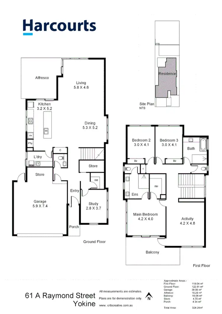 Floorplan of Homely house listing, 61A Raymond Street, Yokine WA 6060