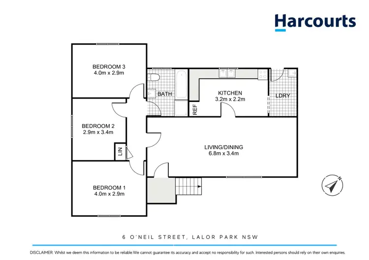 Floorplan of Homely house listing, 6 O'Neill Street, Lalor Park NSW 2147