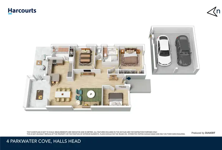 Floorplan of Homely house listing, 4 Parkwater Cove, Halls Head WA 6210