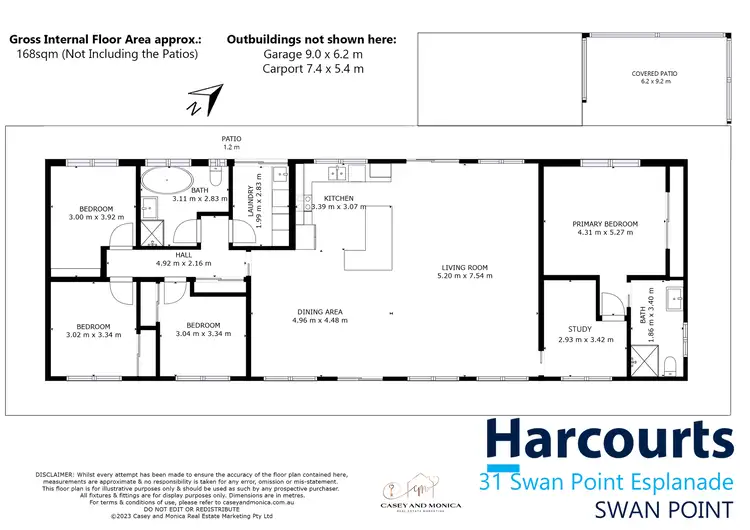 Floorplan of Homely house listing, 31 Swan Point Esplanade, Swan Point TAS 7275