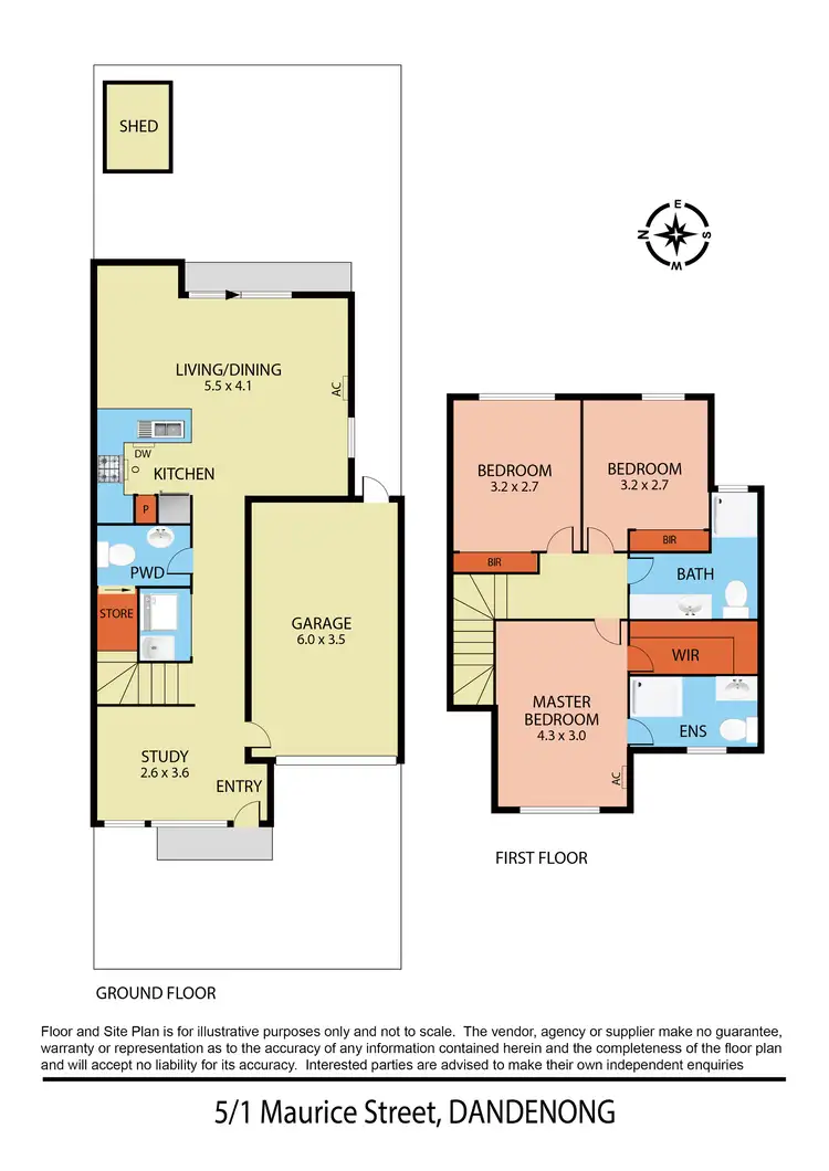 Floorplan of Homely house listing, 5/1 Maurice Street, Dandenong VIC 3175