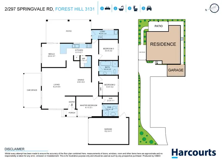 Floorplan of Homely house listing, 2/297 Springvale Road, Forest Hill VIC 3131