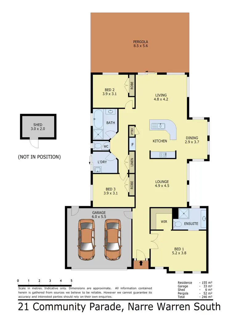 Floorplan of Homely house listing, 21 Community Parade, Narre Warren South VIC 3805