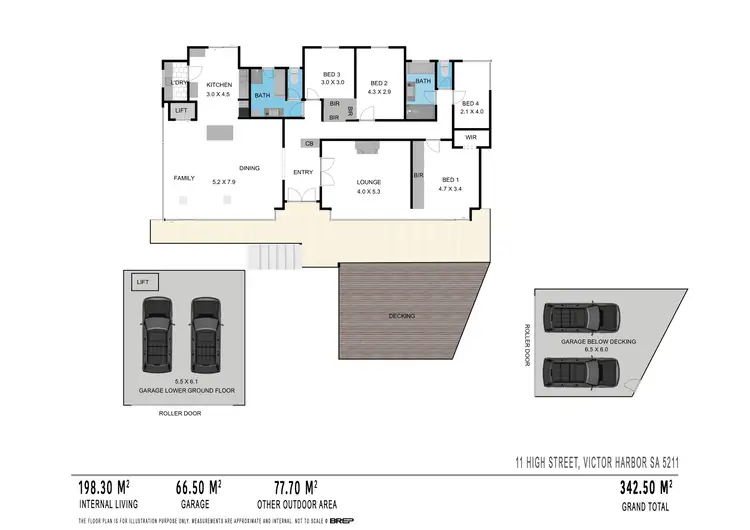 Floorplan of Homely house listing, 11 High Street, Victor Harbor SA 5211