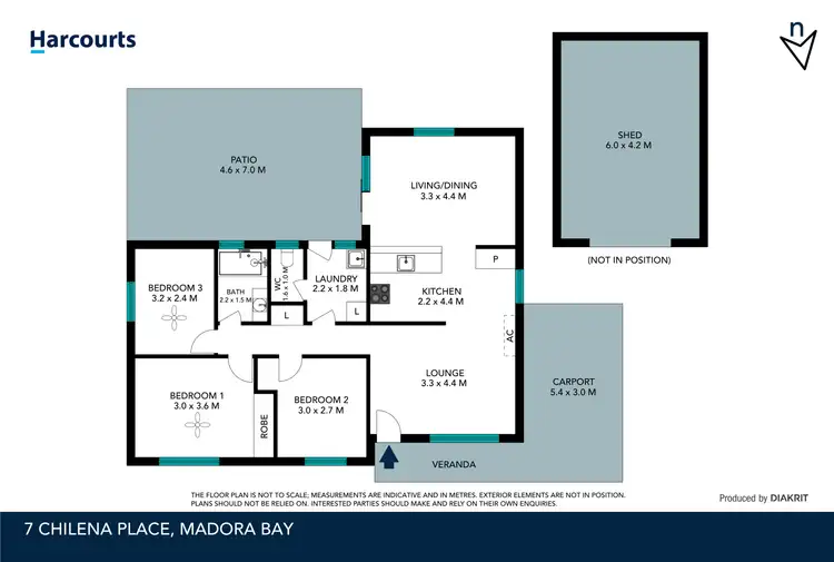 Floorplan of Homely house listing, 7 Chilena Place, Madora Bay WA 6210