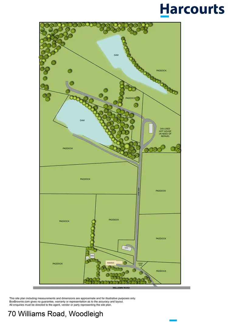 Floorplan of Homely rural property listing, 70 Williams Road, Woodleigh VIC 3945