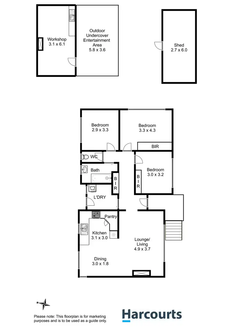 Floorplan of Homely house listing, 20 Kanooka Street, Rokeby TAS 7019