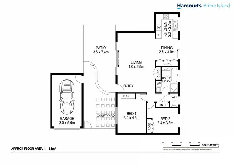 Floorplan of Homely unit listing, 2/44 Banya Street, Bongaree QLD 4507
