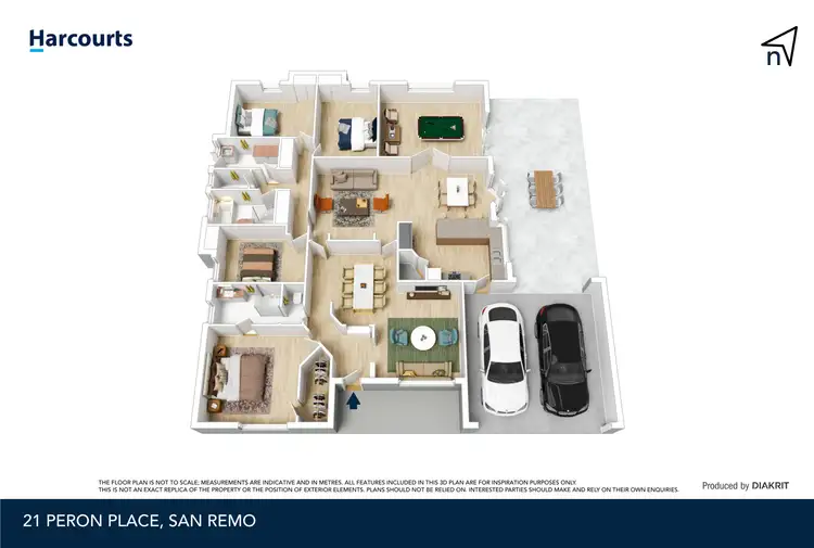 Floorplan of Homely house listing, 21 Peron Place, San Remo WA 6210
